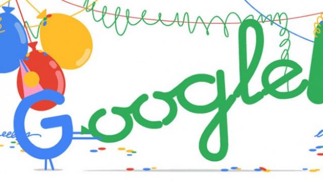 Google Doodle celebrates Google’s eighteenth birthday