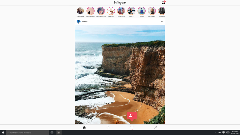 Instagram app is now available for Windows 10 PCs and tablets
