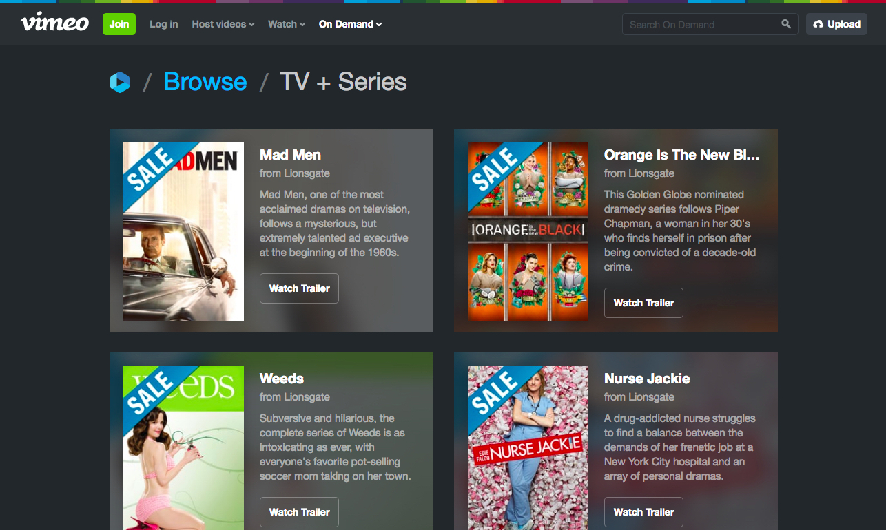 Vimeo's on-demand TV store is now available in 150 countries