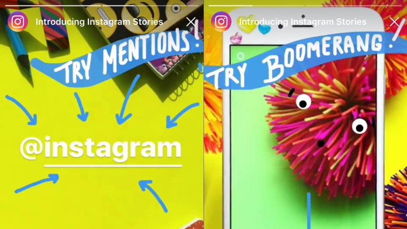 Instagram Adds 'Boomerang' and 'Mentions' to Stories