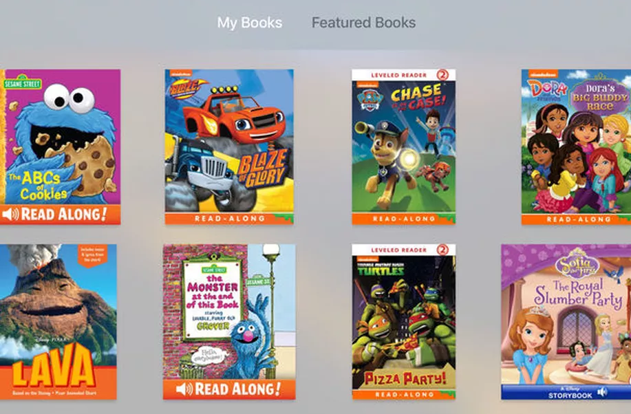 Apple's new iBooks StoryTime app puts children's books on the TV screen