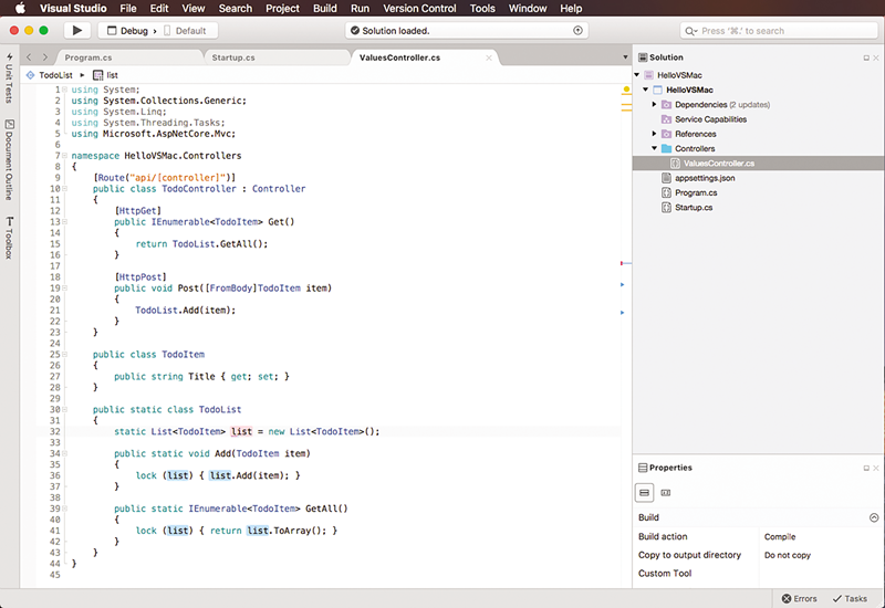 Microsoft is bringing Visual Studio to the Mac