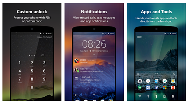 New Microsoft Next Lock Screen for Android update brings finger print unlock feature to more devices