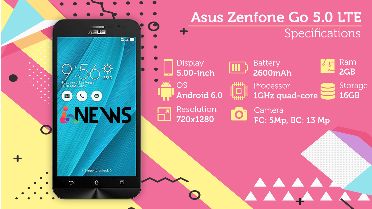 Asus ZenFone Go 5.0 LTE (ZB500KL) Specifications