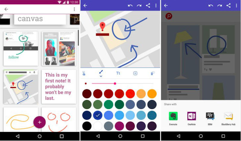 BlackBerry's Notable App for Android can Edit and Share Screenshots