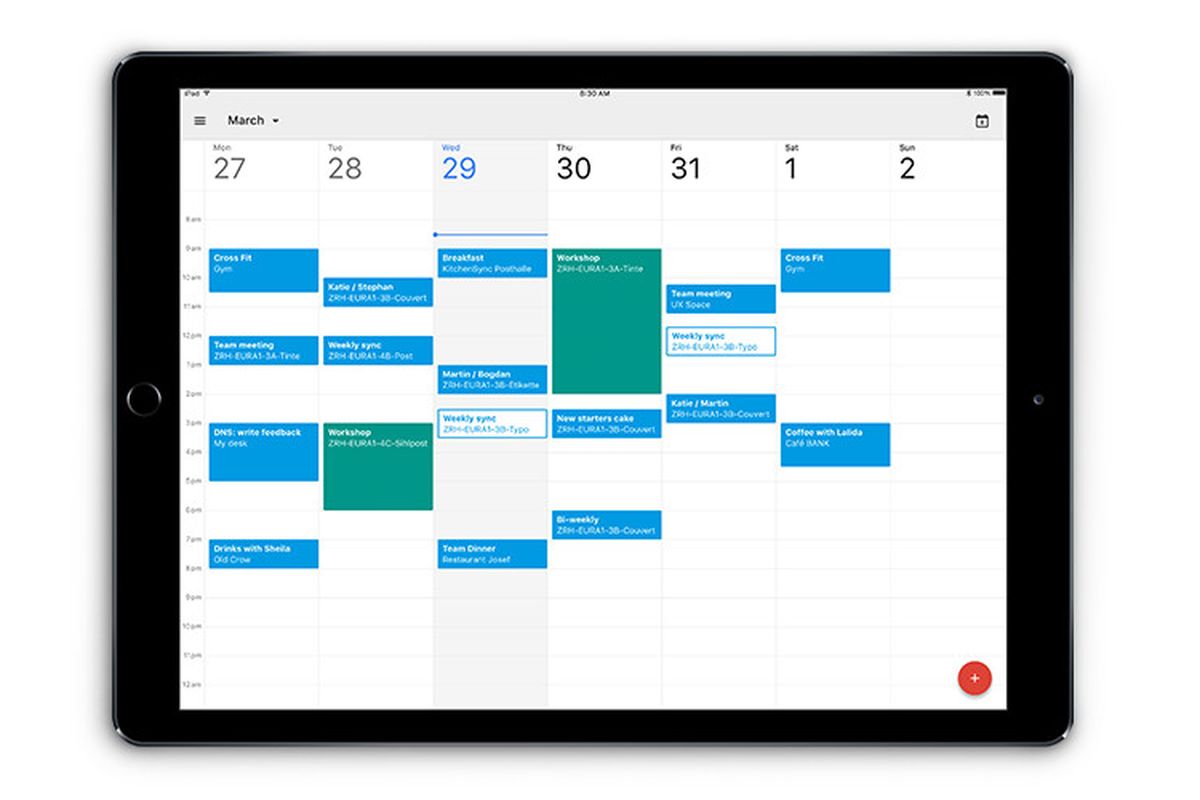 Google Calendar App Now Available for iPad Users