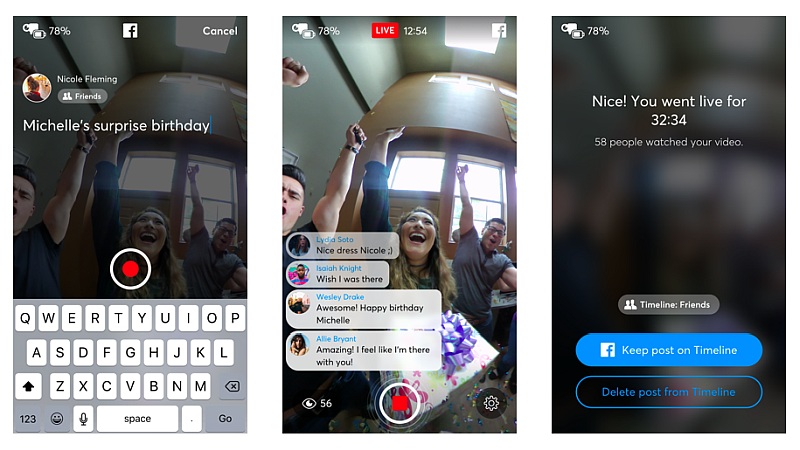 Facebook Live 360 Video Streaming Now Available to All Users