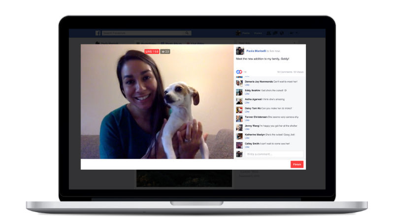 Facebook Live Video Streaming Now Available on Desktop