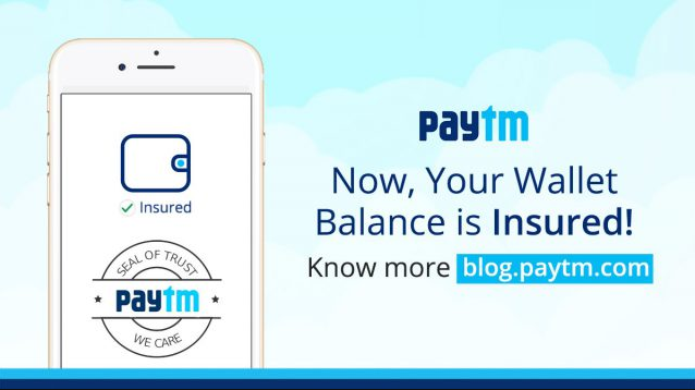 Paytm Wallet Insurance Introduced for Money Loss Due to Phone Theft or Fraud Transactions