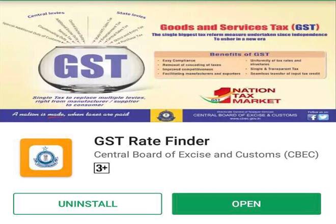 GST Rates Finder App Launched