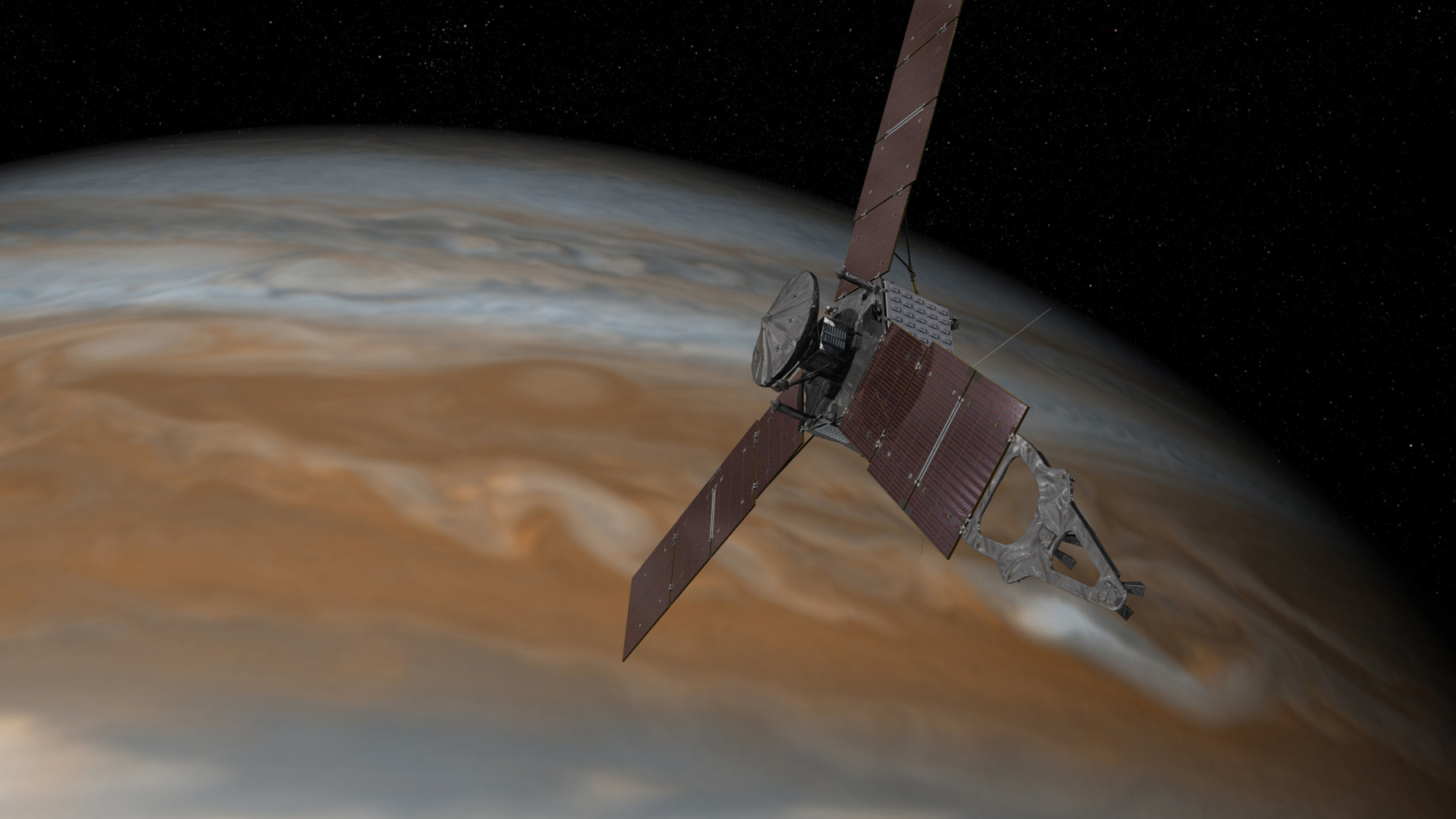 NASA's Juno Probe to Pass Over Jupiter's Great Red Spot on July 10