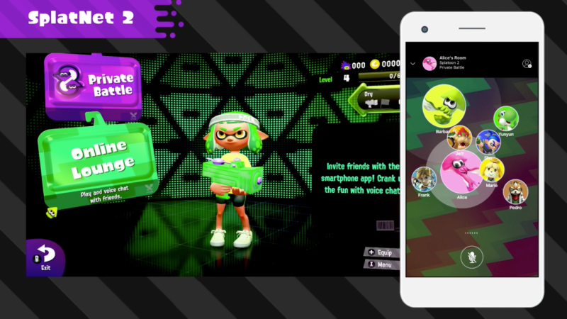 Nintendo Switch Online App for Android and iOS to Launch With Splatoon 2