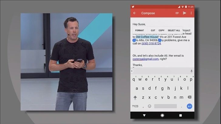Google Docs supports Smart Text