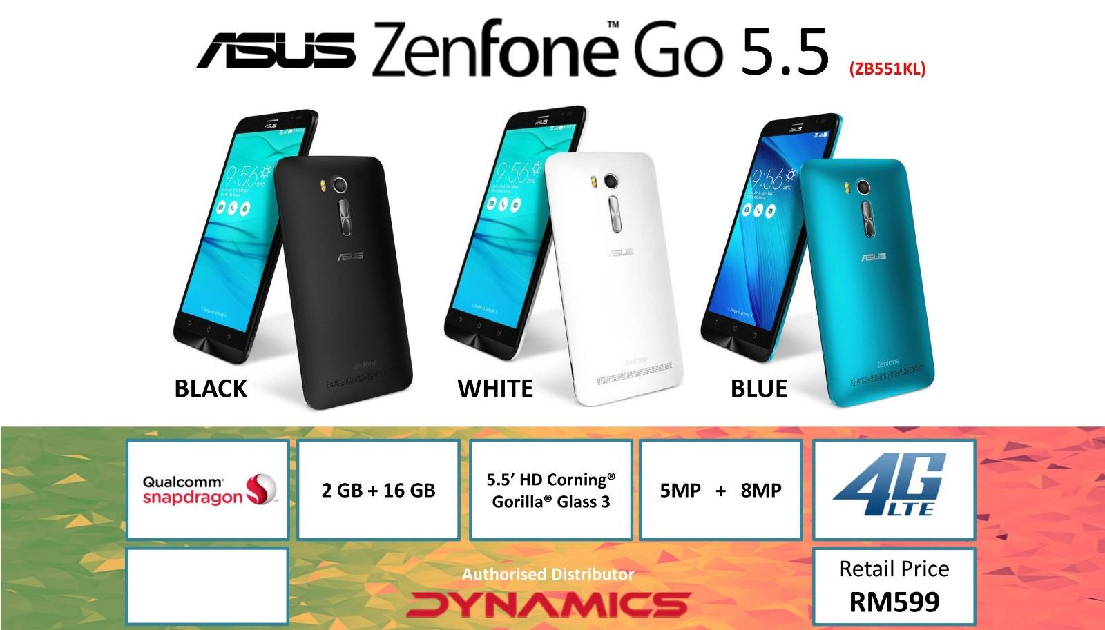 Asus ZenFone Go 5.5 (ZB552KL) Full Specifications