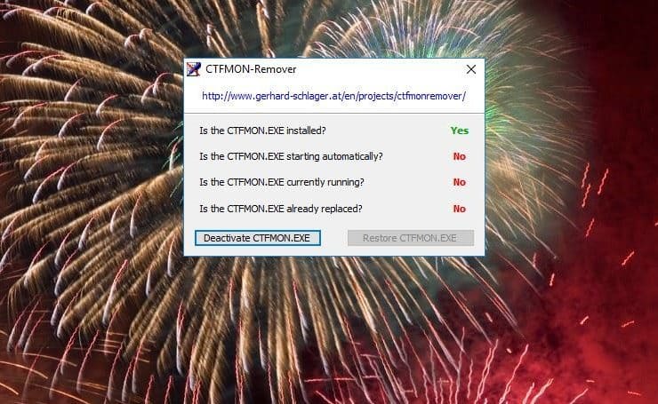 How To Disable Ctfmon.exe at Startup