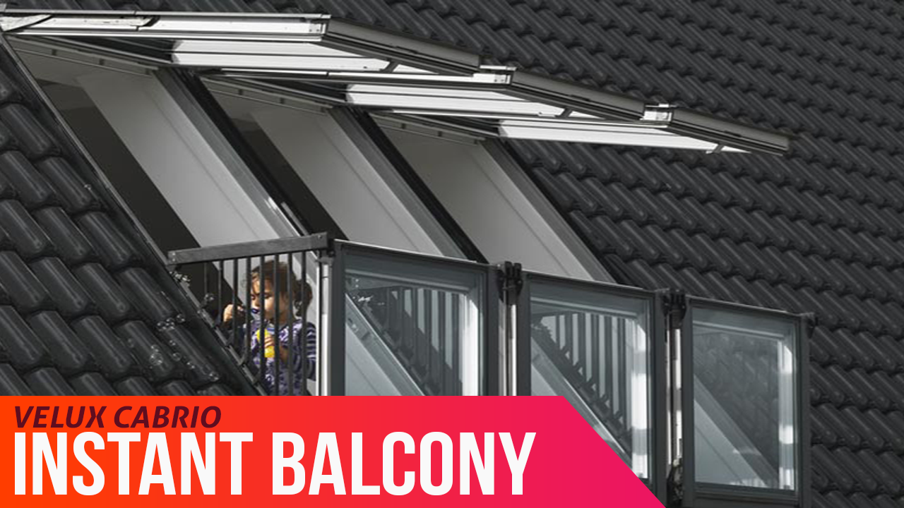 VELUX CABRIO Balcony