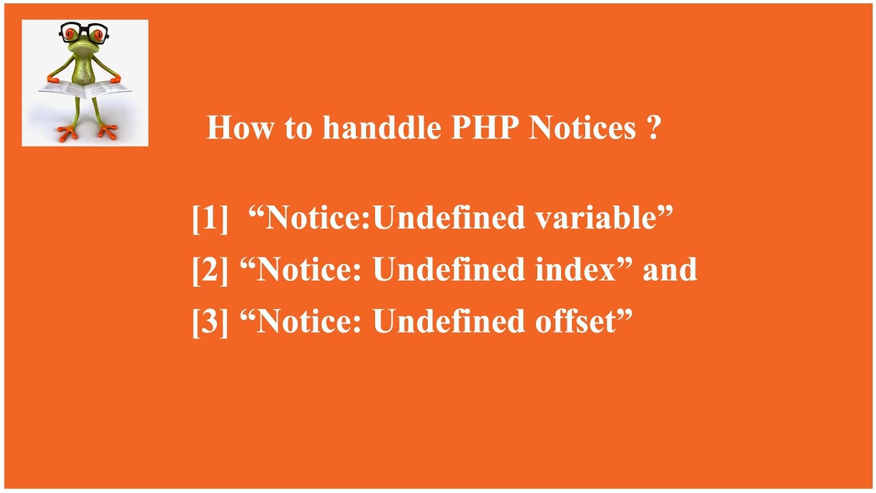 How To Remove Undefined Index Error When Using PHP Variables