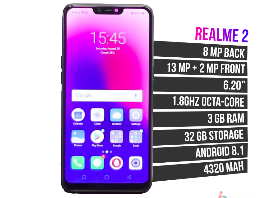 Realme 2 full Specifications