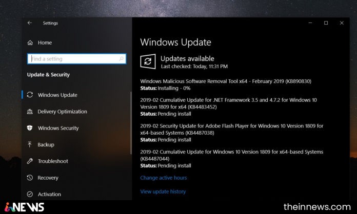 Windows 10 Build 17763.316 is now available, download offline installers