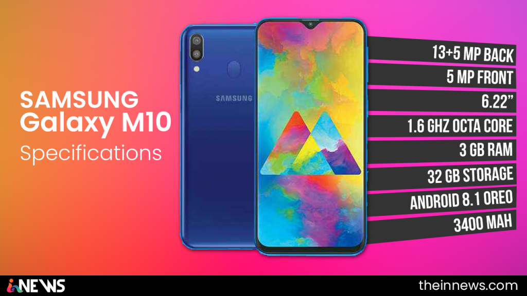 Samsung Galaxy M10 specifications