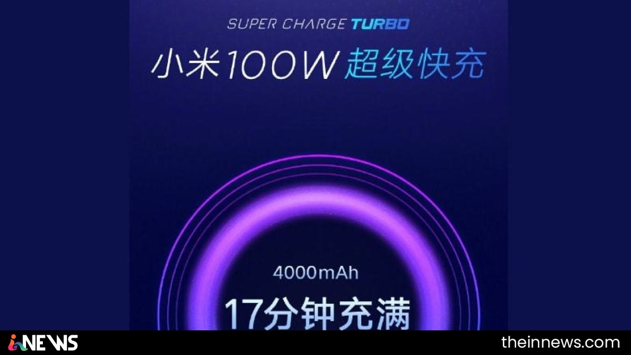 Redmi Phone to Integrate Xiaomi's 100W Super Charge Turbo Tech Can Fully Charge 4,000mAh Battery in 17 Minutes