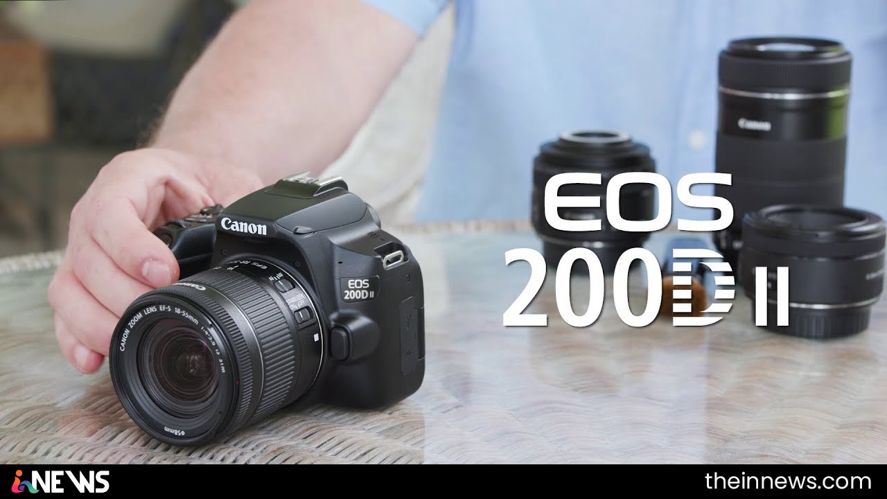 Canon EOS 200D II DSLR With Dual Pixel AF, 4K Recording