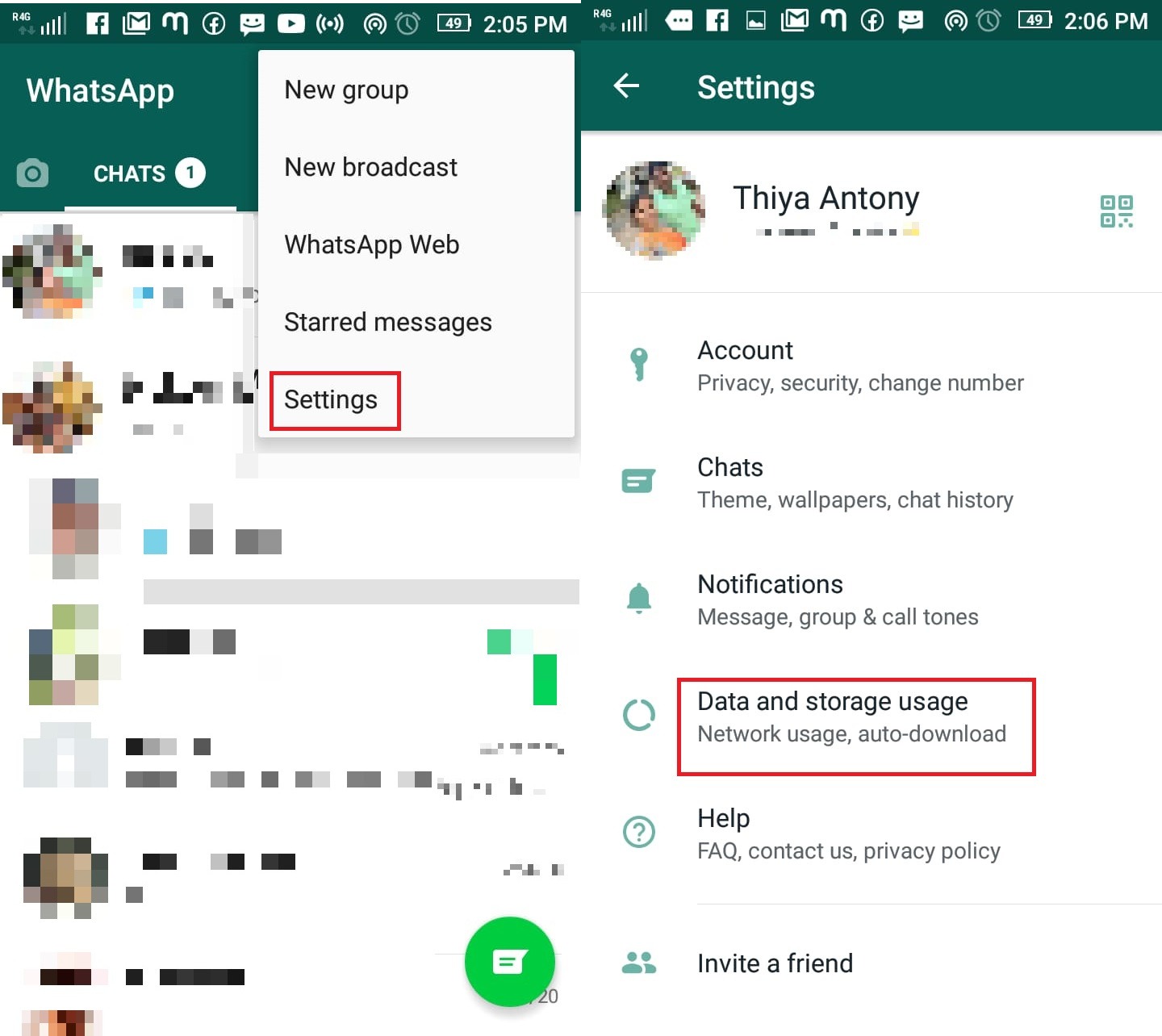 How to Clear WhatsApp storage Android 