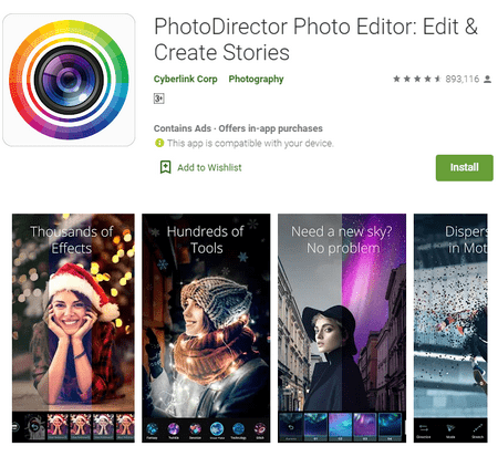 PhotoDirector Photo Editor